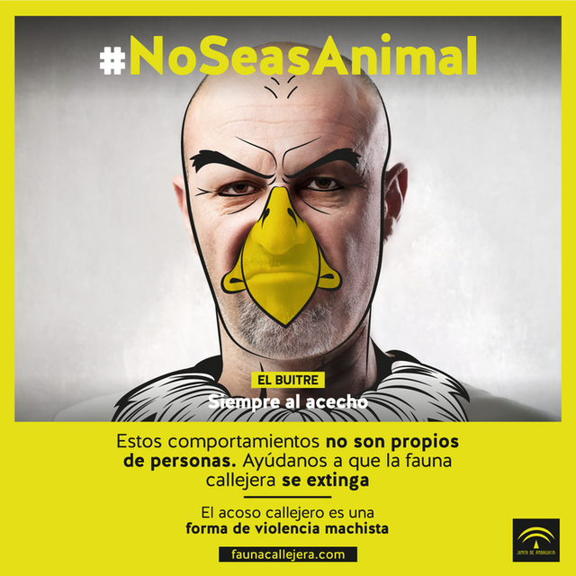 No seas animal', campaña contra el acoso sexual